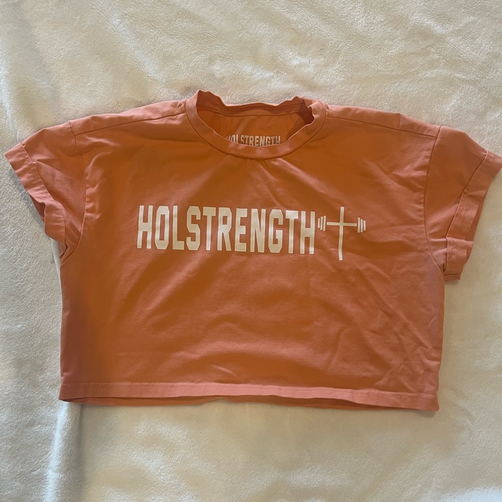 HOLSTRENGH Essential Crop Tee SMALL